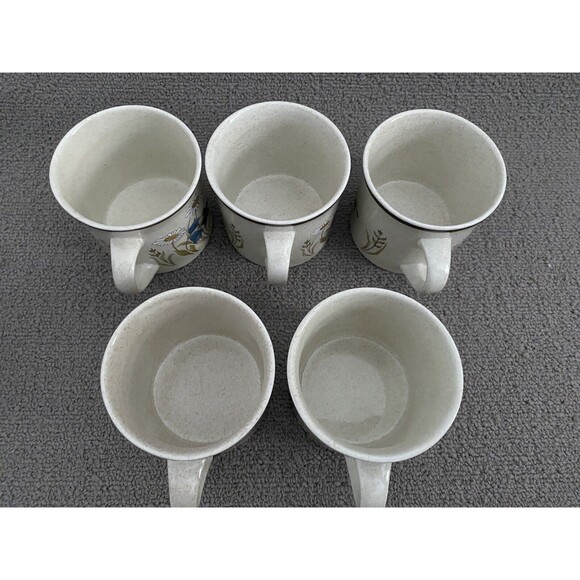 1970's Vtg Royal Doulton Hill Top Coffee Tea Mug Cup Lambetware England Set of 5 - Picture 3 of 7